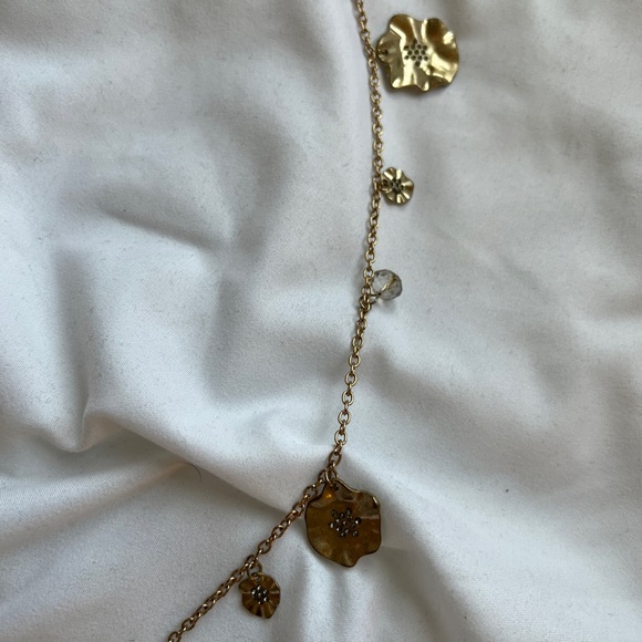 Saks fifth Avenue coin floral belt
